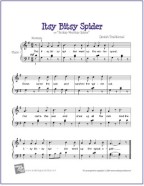 itsy bitsy spider guitar chords