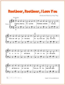 ... , Rootbeer, I Love You! | Free Piano Sheet Music, Lyrics and More